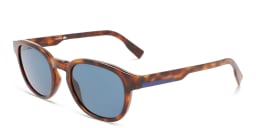Shop Lacoste Round Sunglasses in Brown online.