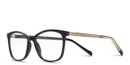 Shop Donna Fontana Cat-Eye Eyeglasses in Black online.