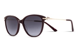 Shop EYE'M Cat-Eye Sunglasses in Red online.