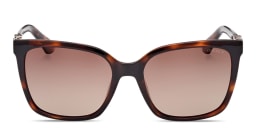 Shop Guess G Logo Square Sunglasses in Dark Havana online.