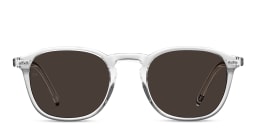 Shop Tommy Hilfiger Round Sunglasses in Clear online.
