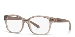 Shop Armani Exchange Logo-Print Rectangle Eyeglasses in Clear online.
