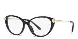 Shop Michael Kors Cat-Eye Eyeglasses in Black online.
