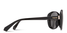 Shop Polaroid Square Sunglasses in Black online.
