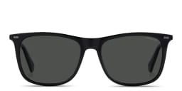 Shop Polaroid Rectangle Sunglasses in Black/Grey online.