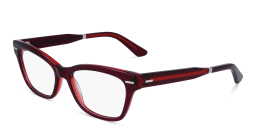 Shop Calvin Klein Cat-Eye Eyeglasses in Red online.