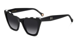 Shop Carolina Herrera Cat-Eye Sunglasses in Black online.