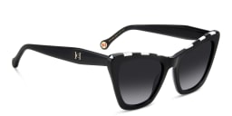 Shop Carolina Herrera Cat-Eye Sunglasses in Black online.