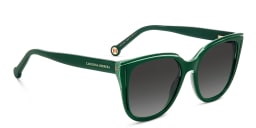 تسوق نظارات شمسية دائرية كارولينا هيريرا بلون أخضر أونلاين.