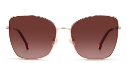 Shop Carolina Herrera Cat-Eye Sunglasses in Gold online.
