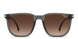 Shop Carrera Logo Lettering Unisex Pillow Sunglasses in Transparent Grey online.