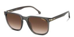 Shop Carrera Logo Lettering Unisex Pillow Sunglasses in Transparent Grey online.