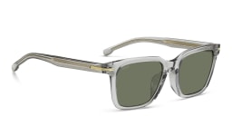 Shop Hugo Boss Rectangle Sunglasses in Grey online.