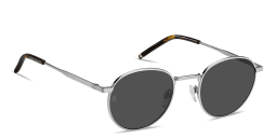 Shop Tommy Hilfiger Logo Panthos Sunglasses in Ruthenium online.