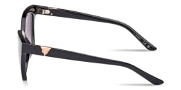 Shop Guess G Emblem Square Sunglasses in Black online.