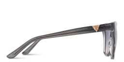 Shop Guess G Logo Square Sunglasses in Transparent Grey online.