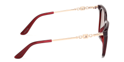 Shop Guess Square Sunglasses in Bordeaux online.