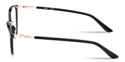 Shop Guess Engraved Logo Cat-Eye Eyeglasses in Black online.