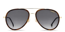 Shop Carrera Engraved Logo Unisex Pilot Sunglasses in Havana online.