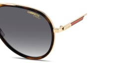 Shop Carrera Engraved Logo Unisex Pilot Sunglasses in Havana online.