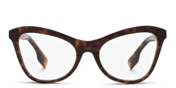 Shop BURBERRY Cat-Eye Eyeglasses in Dark Havana online.
