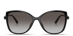 Shop Michael Kors Malta Butterfly Sunglasses in Black online.
