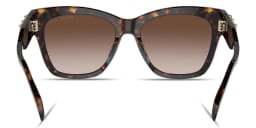 Shop Michael Kors Empire Square Butterfly Sunglasses in Havana online.