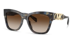 Shop Michael Kors Square Sunglasses in Blue online.