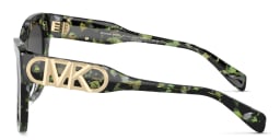 Shop Michael Kors Square Sunglasses in Green online.