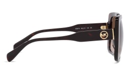 Shop Michael Kors Oversized Square Sunglasses in Havana online.