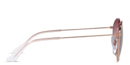 Shop Ray-Ban Junior Kids Irregular Sunglasses in Rose Gold online.