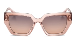 Shop Guess Irregular Sunglasses in Brown online.