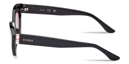 Shop Guess Cat-Eye Sunglasses in Black online.