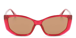 Shop KARL LAGERFELD Cat-Eye Sunglasses in Red online.