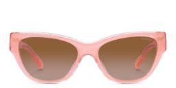 Shop Coach Cat-Eye Sunglasses in Pink online.