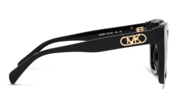 Shop Michael Kors Square Sunglasses in Black online.