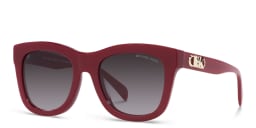 Shop Michael Kors Square Sunglasses in Red online.