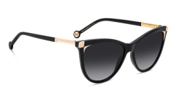 Shop Carolina Herrera Cat-Eye Sunglasses in Black online.