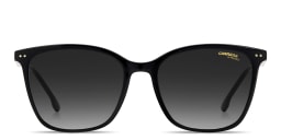 Shop Carrera C Logo Kids Square Sunglasses in Black/Grey Shaded online.
