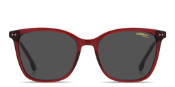 Shop Carrera C Logo Kids Square Sunglasses in Burgundy online.