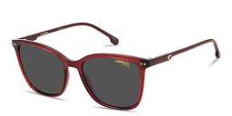 Shop Carrera C Logo Kids Square Sunglasses in Burgundy online.