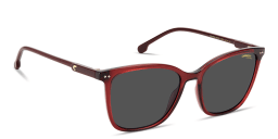 Shop Carrera C Logo Kids Square Sunglasses in Burgundy online.