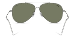 Shop Ray-Ban Reverse Unisex Pilot Sunglasses in Silver online.