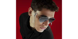 Shop Ray-Ban Reverse Unisex Wide Pilot Sunglasses in Gunmetal online.