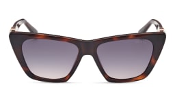 Shop Guess Square Sunglasses in Havana online.