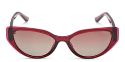 Shop Guess Cat-Eye Sunglasses in Red/Gradient Pink online.