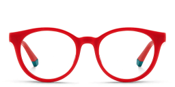 Shop Polaroid Kids Kids Round Eyeglasses in Red online.