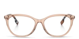 Shop BURBERRY Cat-Eye Eyeglasses in Peach online.