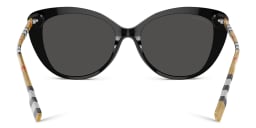 تسوق نظارات شمسية كات آي بربري بلون أسود أونلاين.