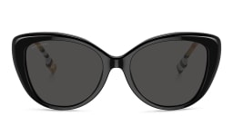 Shop BURBERRY Cat-Eye Sunglasses in Black online.